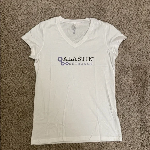 Alastin Skincare Exclusive Promo V-Neck Event Release Med Spa Esthetician Shirt - Picture 2 of 6
